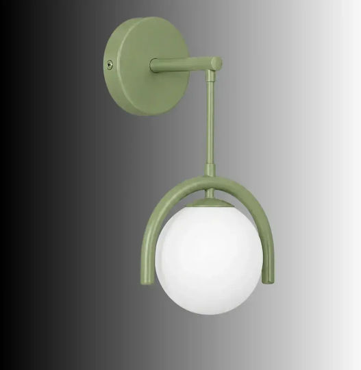 Opviq Gedik Modern Lampă de Perete Verde 20cm