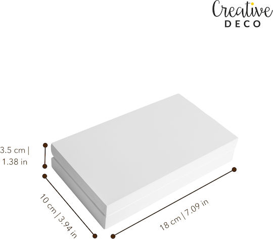 Creative Wooden Decorative Box 18x10x3.5cm
