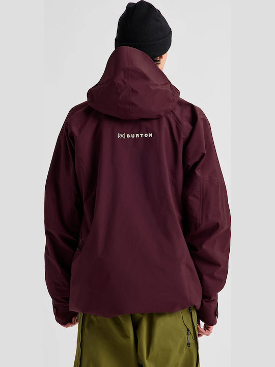 Burton Ak Swash 3075710FAK Geacă Bărbătească de Ski & Snowboard Gore-Tex Argintie