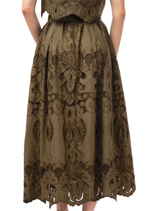 Moutaki Green Skirt