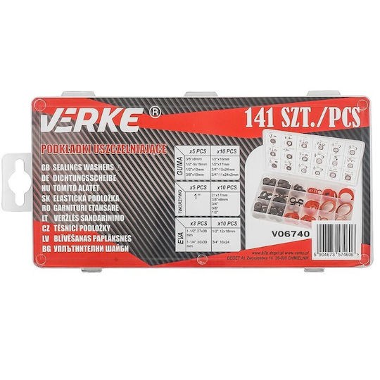 Комплект Уплътнения Verke V06740 141 Части