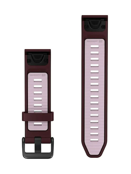 Curea din Silicon Garmin Quickfit 22 pentru Ceas Dark Cherry Dust Rose Curea din Silicon Garmin Quickfit 22 pentru Ceas Dark Cherry Dust Rose