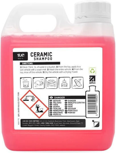 Valet Pro Ceramic Shampoo Ceramic Car Wash Shampoo 1L