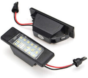 Led License Plate Light Set Compatible Nissan X-trail Qashqai March Smartic Model Sma-000505