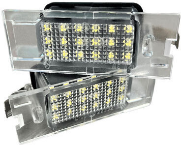 Led License Plate Light Set Compatible Renault Clio Iii 2006–2007 Renault Megane Ii 2001–2007 Smartic Model Sma-000401