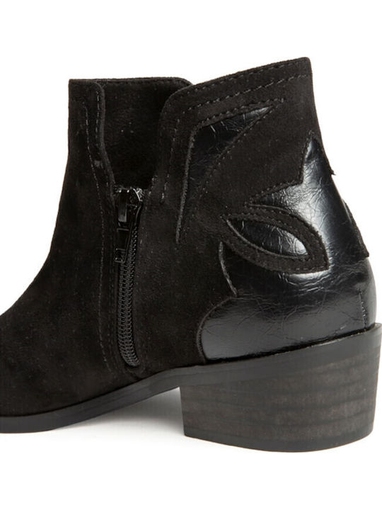 Damen Stiefeletten Schwarz