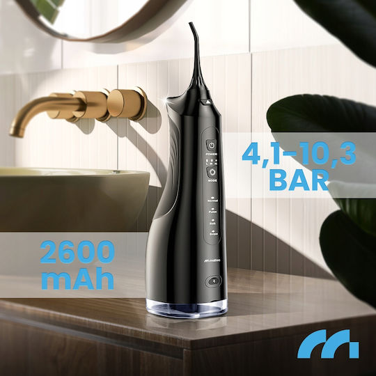 Water Flosser 320ml Επαναφορτιζόμενο & Αδιάβροχο με Θήκη Ταξιδίου