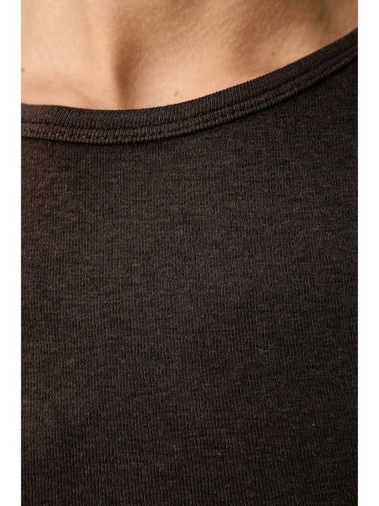 Γυναικείο T-shirt Καφέ