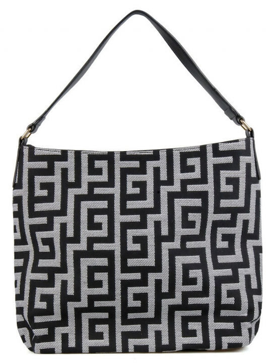 Black Fabric Women's Crossbody / Shoulder Bag