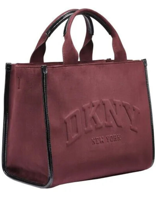 Υφασμάτινη Γυναικεία Tote Τσάντα Suede Καφέ