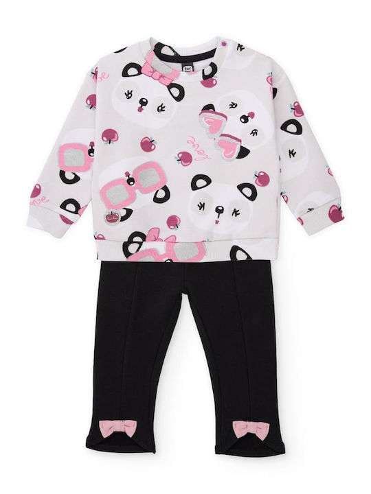 Kids Winter Set with Leggings 2-Piece Pink