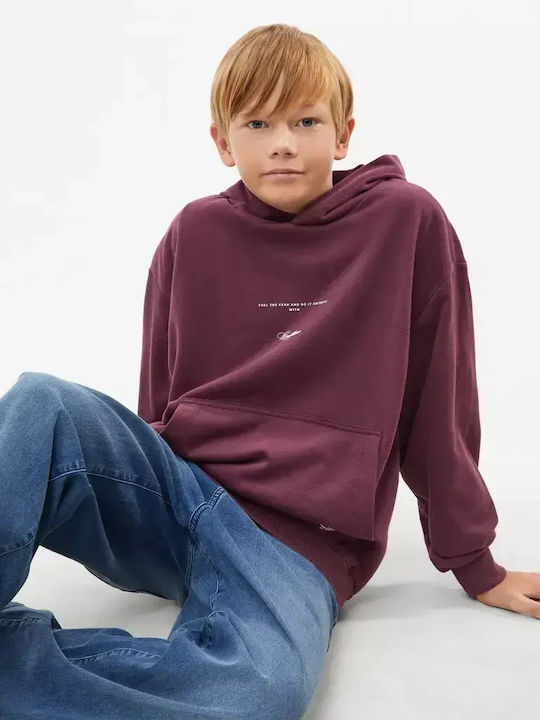 Kinder-Sweatshirt in Bordeaux