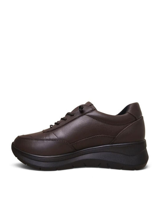Women's Brown Sneakers 260102-5-BROWN
