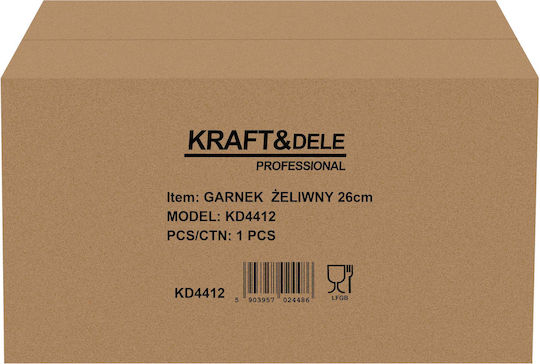 Kraft & Dele Oală adâncă din fontă Kraft & Dele Oală adâncă din fontă