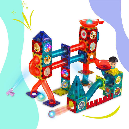 Joc Magnetic de Construcție pentru Copii de 3+ Ani
