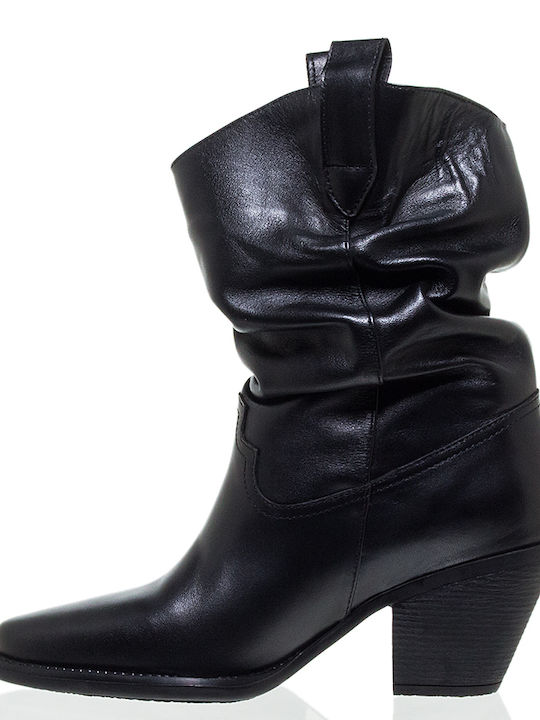 Damen-Cowboystiefel Schwarz