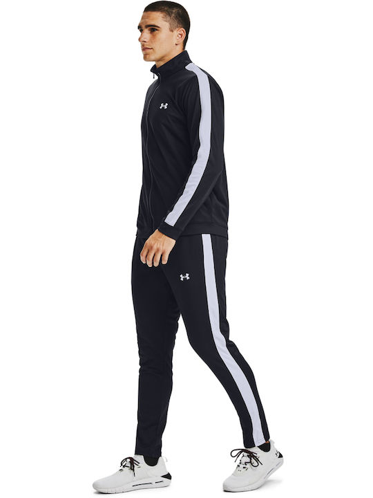 Emea Glossy Tracksuit Set With Jacket Without Elastic Black