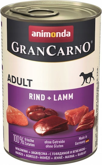 Grancarno Hrana Umedă Pentru Câini în Conservă Dietă Fără Cereale 12x400gr
