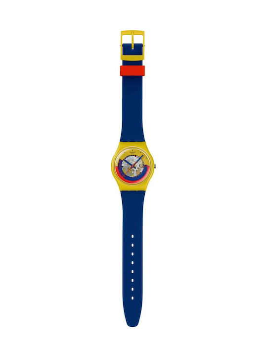 Swatch Часовник със Силиконова Каишка Swatch Часовник със Силиконова Каишка