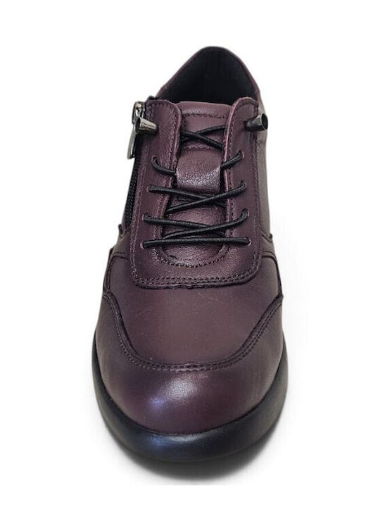 Sneakers Damă Burgundy 260100-9-Burgundy