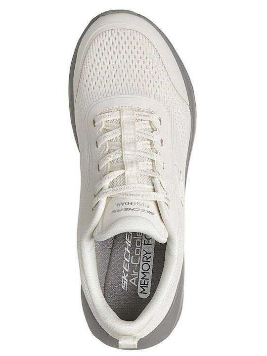 Skechers Plush Foam Women's White Sneakers