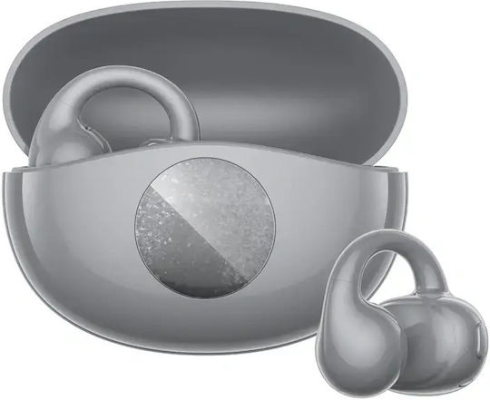 QCY Crossky C50i Open Ear Bluetooth Handsfree Headphones with Sweat Resistance and Charging Case Grey