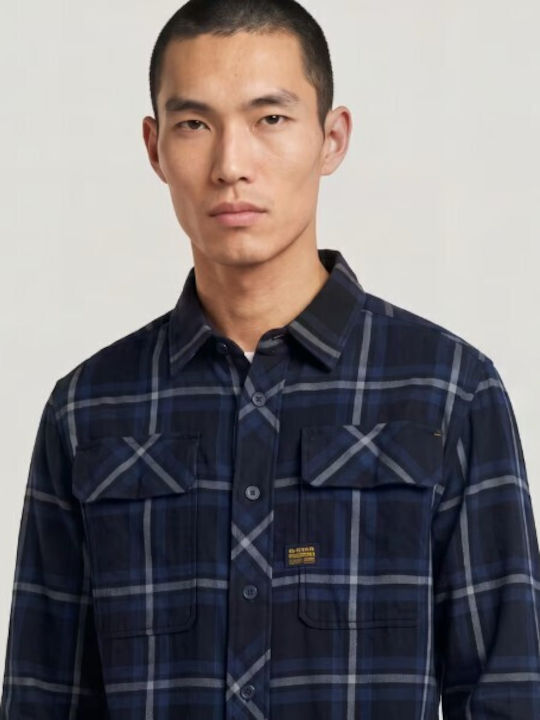 Long Sleeve Shirt in Regular Fit Blue