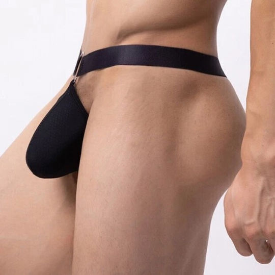 Roza Underwear Men's Sexy Black String