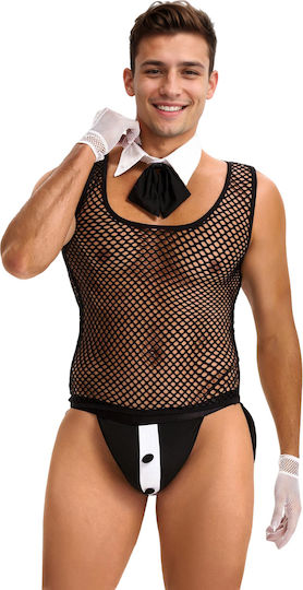 Sexy Ανδρικό Top Μαύρο