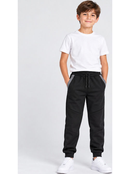 Pantaloni de Trening pentru Copii cu Jachetă Negri