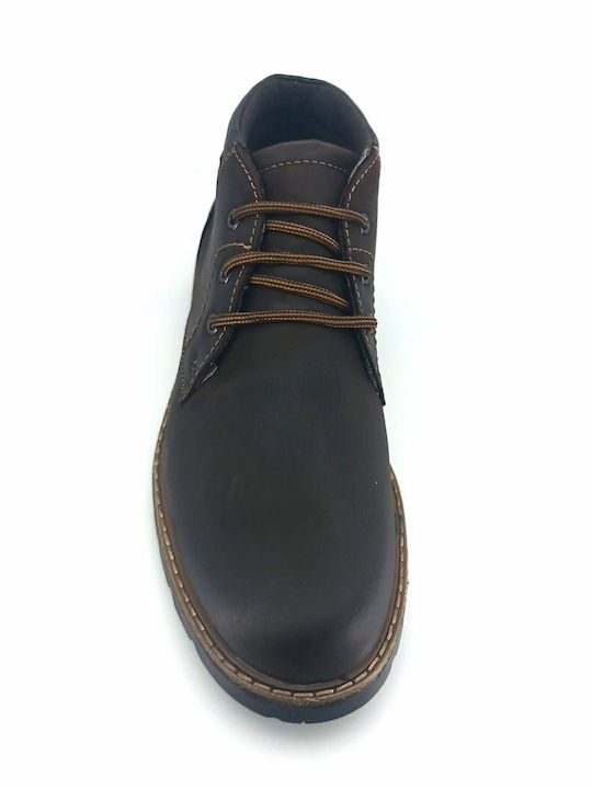 Braune Herrenlederstiefel