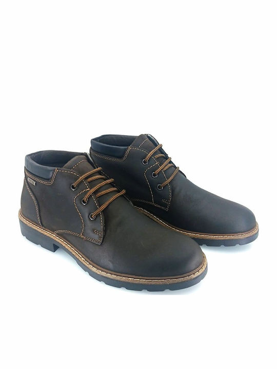 Braune Herrenlederstiefel