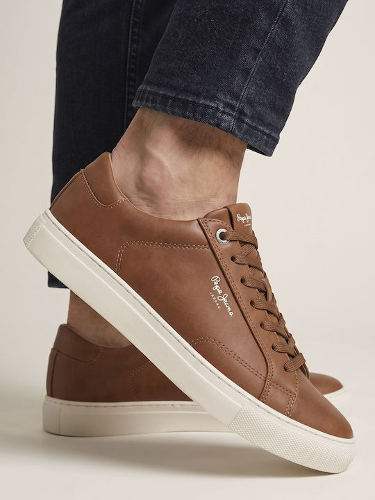 Joe Basic Herren Anatomisch Sneakers Tan Brown