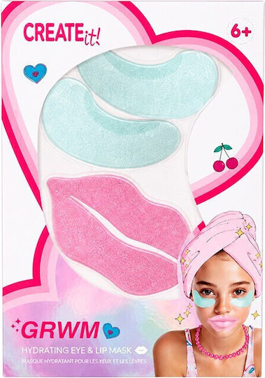 Create It Grwm Set Mască Pentru Ochi și Buze Pentru Copii 841052