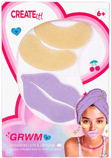 Create It Grwm Set Mască Pentru Ochi și Buze Pentru Copii 841052
