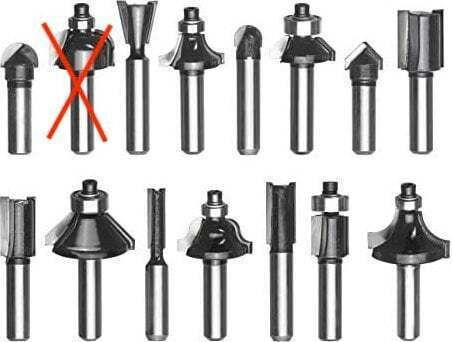 Τρυπάνι Einhell Hm Cutter Set 15 Τεμάχια Φρέζες Στέλεχος 8mm