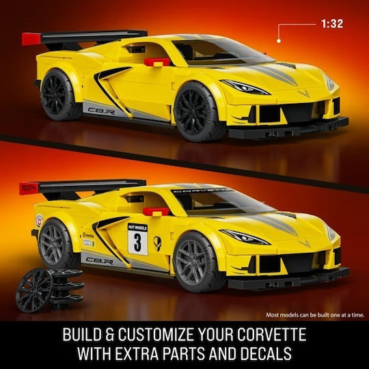 Speed Series '20 Corvette C8.R Building Blocks for Ages 10+ 261 Pieces