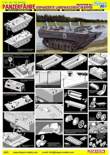 Dragon 1/35th Landwasserschlepper Prototype Nr I 6625
