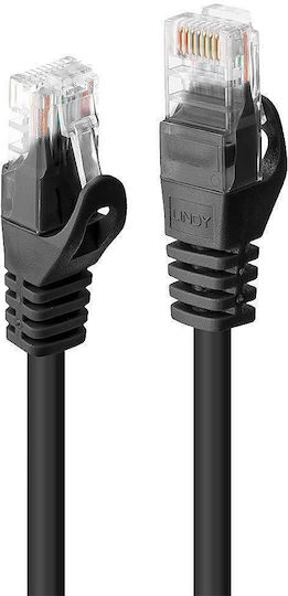 Lindy U/UTP Cat.6 Gigabit Network Cable Ethernet 3m Black