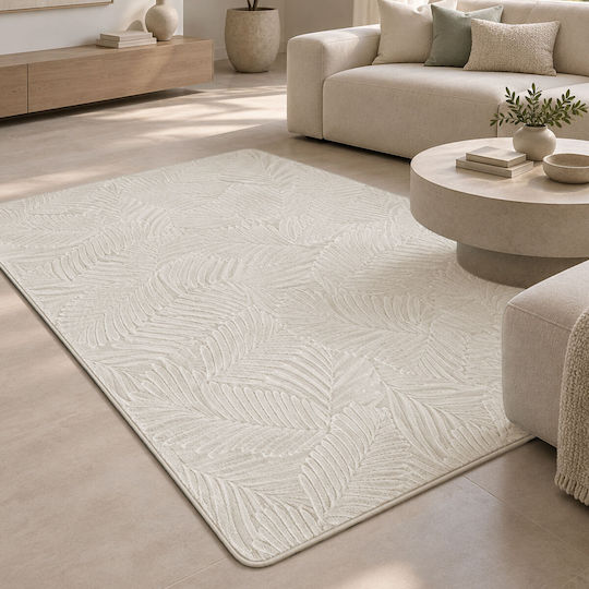 Chios Hellas Φύλλα 140x200cm Αντιολισθητικό Beige Chios Hellas Φύλλα 140x200cm Αντιολισθητικό Beige