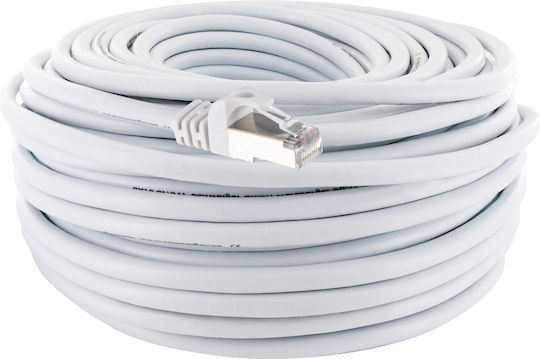 Schwaiger SF/UTP Cat.6 Ethernet Network Cable 30m White 1pcs