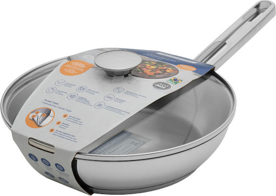 Tramontina Stainless Steel Pan with Lid 20cm