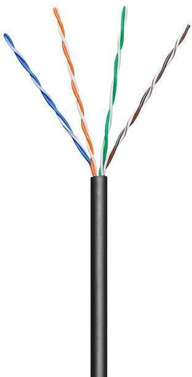 Goobay U/UTP Cat.5e Gigabit Ethernet Network Cable 40m Black