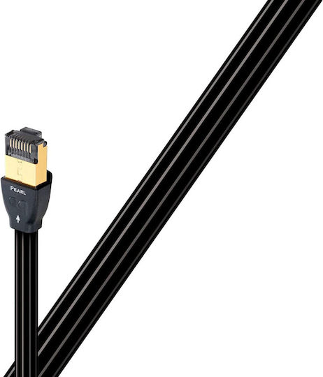 Audioquest Кат. 7 (10Gbps) Мрежов Ethernet Кабел 1.5m Черен