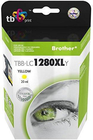 TB Print Съвместима мастиленоструйна касета Brother LC1280XL 20мл Жълт 1бр