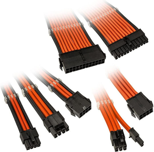 Kolink Core Adept Braided Cable Extension Kit Peripheral - Peripheral Cable Multicolour (COREADEPT-EK-ORN)
