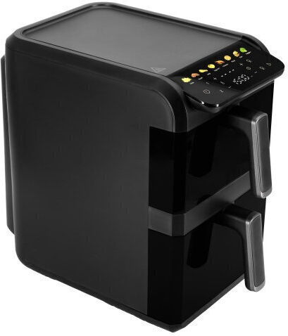 Air Fryer με Διπλό Αποσπώμενο Κάδο 10lt Μαύρο AD 6325