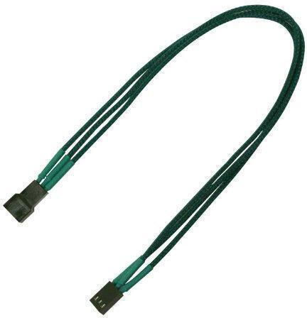 Kabel Nanoxia 3-pin Molex Verlängerung 30 Cm Grün