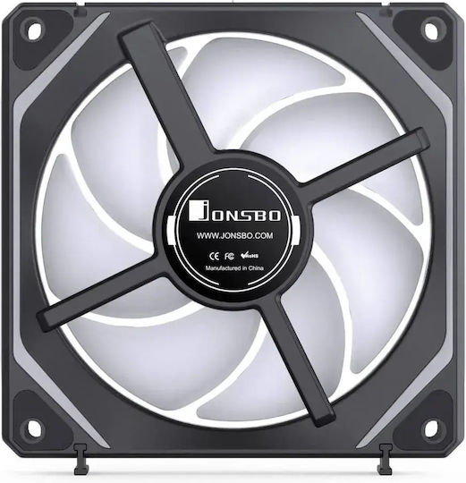ZL-120B Gehäuselüfter (1800rpm / 60,35cfm) mit ARGB Beleuchtung und Verbindung 4-Pin PWM 3 Stück