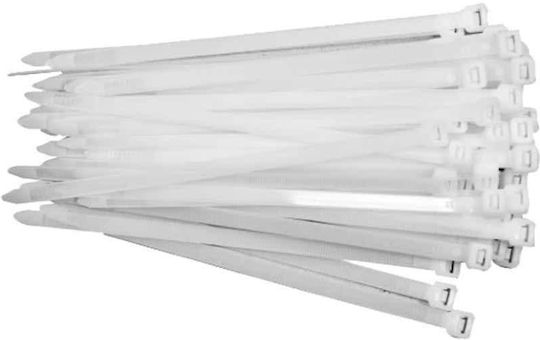 Plastic Cable Ties 200x7.6 50pcs White